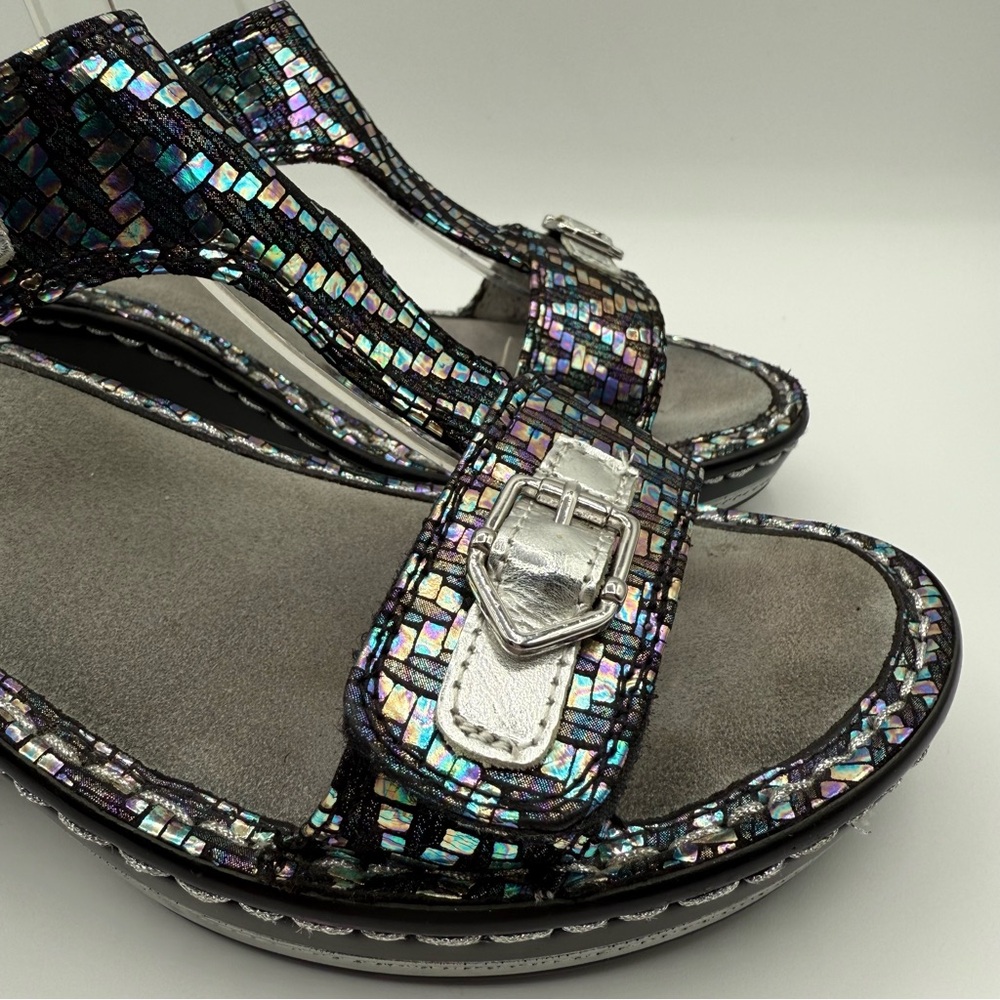 Alegria Lara Shmancy Wedge Sandals EU37 US7/7.5 Comfort - Picture 7 of 16